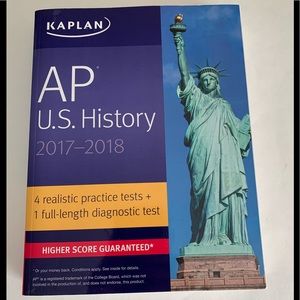 Kaplan Prep Book AP U.S. History 2017-2018 Edition 9 Units 4 Practice Tests
